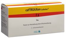 Ceftriaxon Labatec Trockensub 2 g Durchstf 10 Stk, Hauptbild