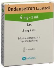 Ondansetron Labatec conc perf 4 mg/2ml 5 amp 2 ml, image principale