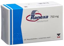 Ranexa cpr ret 750 mg 100 pce, image principale