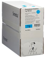 Paracetamol Sintetica 1 g/100ml 10 Btl 100 ml, Hauptbild