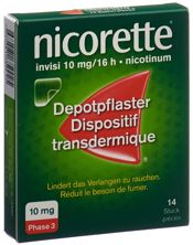 Nicorette Invisi patch 10 mg/16h 14 pce, image principale