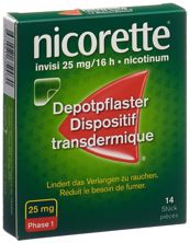 Nicorette Invisi patch 25 mg/16h 14 pce, image principale