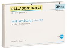 PALLADON INJECT Inj Inf Präp 20 mg/ml 5 Amp 1 ml, Hauptbild