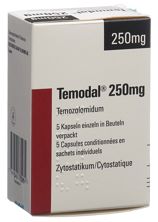 Temodal Kaps 250 mg Btl 5 Stk, Hauptbild