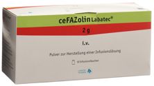 Céfazoline Labatec subst sèche 2 g flac 10 pce, image principale