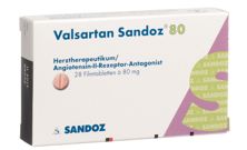 Valsartan Sandoz Filmtabl 80 mg 28 Stk, Hauptbild