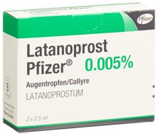 Latanoprost Pfizer Gtt Opht 3 Fl 2.5 ml, Hauptbild