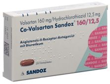 Co-Valsartan Sandoz Filmtabl 160/12.5 28 Stk, Hauptbild