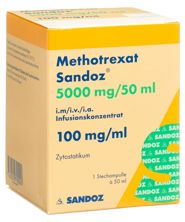 Methotrexat Sandoz Inf Konz 5000 mg Durchstf 50 ml, Hauptbild
