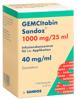 Gemcitabin Sandoz Inf Konz 1000 mg/25ml Durchstf, Hauptbild