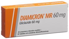 Diamicron MR Tabl 60 mg 30 Stk, Hauptbild