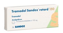 Tramadol Sandoz cpr ret 150 mg 10 pce, image principale