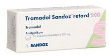 Tramadol SandozRet Tabl 200 mg 50 Stk, Hauptbild