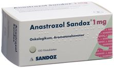 Anastrozol Sandoz Filmtabl 1 mg 100 Stk, Hauptbild