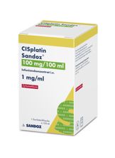 Cisplatin Sandoz 100 mg/100ml Durchstf 100 ml, Hauptbild