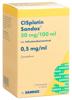 Cisplatine Sandoz 50 mg/100ml flac 100 ml, image principale