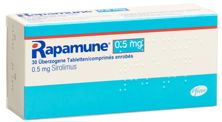 Rapamune cpr 0.5 mg 30 pce, image principale