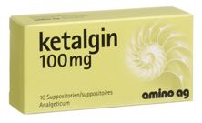 Ketalgin Supp 100 mg 10 Stk, Hauptbild