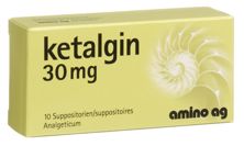 Ketalgin Supp 30 mg 10 Stk, Hauptbild