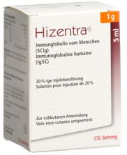 Hizentra Inj Lös 1 g/5ml Durchstf 5 ml, Hauptbild