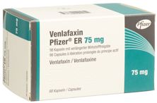 Venlafaxin Pfizer ER Ret Kaps 75 mg 98 Stk, Hauptbild