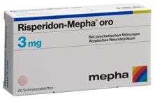Risperidon Mepha oro cpr orodisp 3 mg 28 pce, image principale