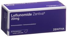 Leflunomide Zentiva Filmtabl 20 mg Ds 30 Stk, Hauptbild