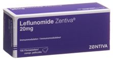 Leflunomide Zentiva Filmtabl 20 mg Ds 100 Stk, Hauptbild