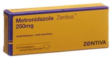 Metronidazole Zentiva cpr pell 250 mg 20 pce, image principale
