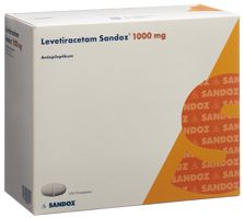Lévétiracétam Sandoz cpr pell 1000 mg 200 pce, image principale