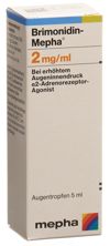 Brimonidin Mepha Gtt Opht 2 mg/ml Fl 5 ml, Hauptbild
