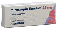 Mirtazapin Sandoz Filmtabl 45 mg 30 Stk, Hauptbild