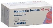 Mirtazapin Sandoz Filmtabl 45 mg 100 Stk, Hauptbild