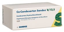 Co-Candésartan Sandoz cpr 8/12.5 mg 98 pce, image principale