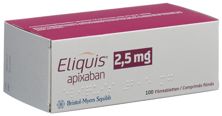 Eliquis Filmtabl 2.5 mg 100 Stk, Hauptbild