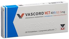 Vascord HCT cpr pell 40/5/12.5 mg 28 pce, image principale