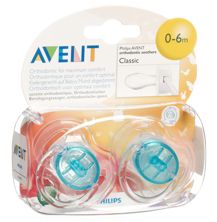 Philips Avent Nuggi transparent 0-6 M 2 Stk, Hauptbild