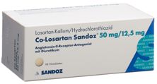 Co-Losartan Sandoz cpr pell 50/12.5mg 98 pce, image principale