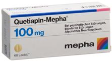 Quetiapin Mepha cpr pell 100 mg 60 pce, image principale