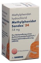 Methylphenidat Sandoz Ret Tabl 54 mg Ds 30 Stk, Hauptbild