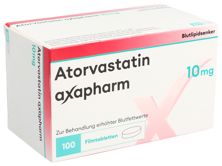 Atorvastatine axapharm cpr pell 10 mg 100 pce, image principale