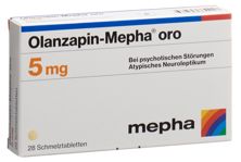 Olanzapin Mepha oro cpr orodisp 5 mg 28 pce, image principale