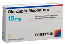 Olanzapin Mepha oro cpr orodisp 15 mg 28 pce, image principale