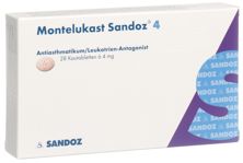 Montelukast Sandoz Kautabl 4 mg 28 Stk, Hauptbild