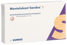 Montélukast Sandoz cpr croquer 5 mg 28 pce, image principale