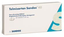 Telmisartan Sandoz Tabl 40 mg 28 Stk, Hauptbild