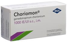 Choriomon 1000 IE c Solv (Spritze) Durchstf 3 Stk, Hauptbild