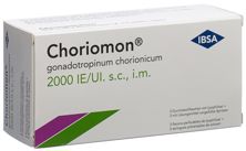 Choriomon 2000 IE c Solv (Spritze) Durchstf 3 Stk, Hauptbild