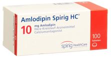 Amlodipin Spirig HC Tabl 10 mg 100 Stk, Hauptbild