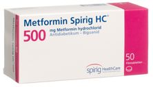 Metformin Spirig HC Filmtabl 500 mg (#) 50 Stk, Hauptbild